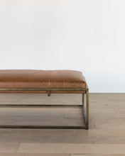 Load image into Gallery viewer, Harlow Leather Bench