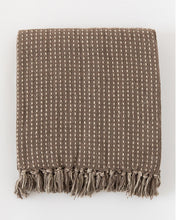 Load image into Gallery viewer, Broken Weave Cotton Throw
